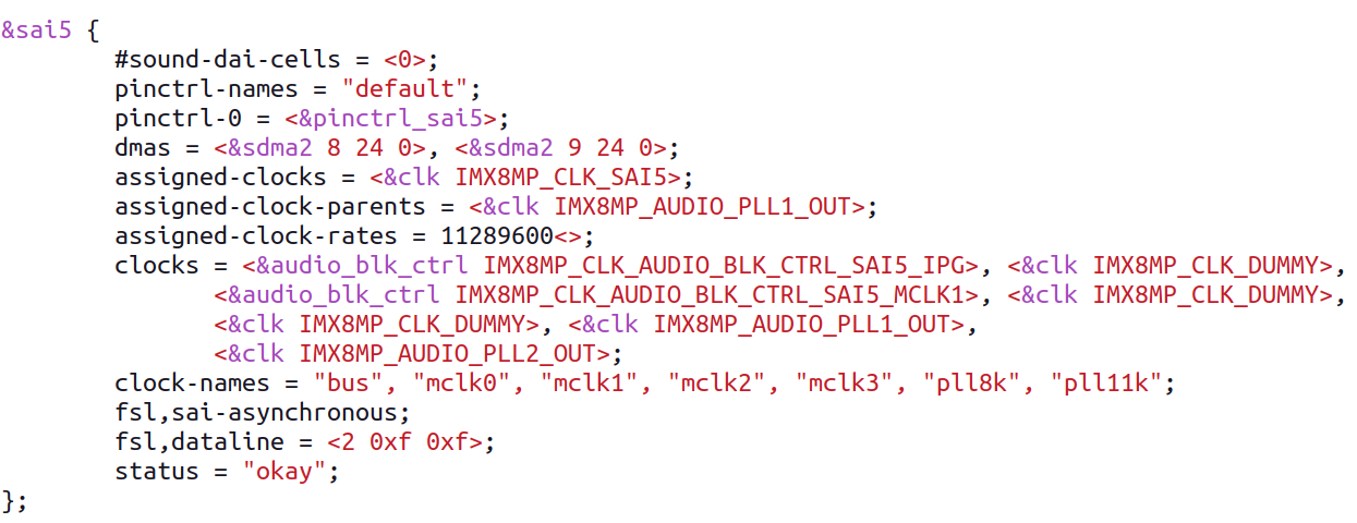 Audio-SAI-device-tree-node