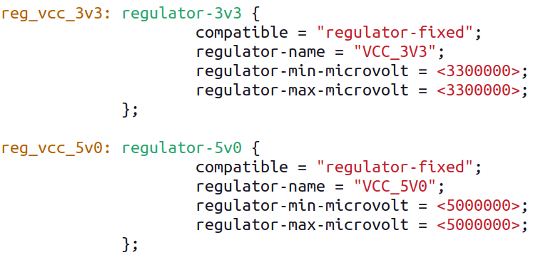 Volage regulators